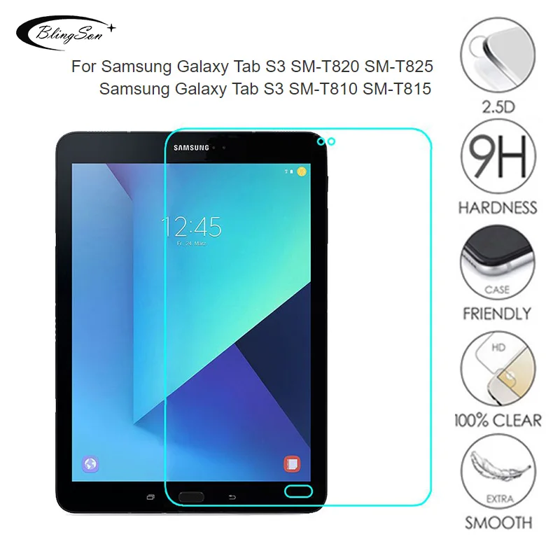 Закаленное стекло HD для samsung Galaxy Tab S3 T820 T825 9 7 дюймов защита экрана планшета