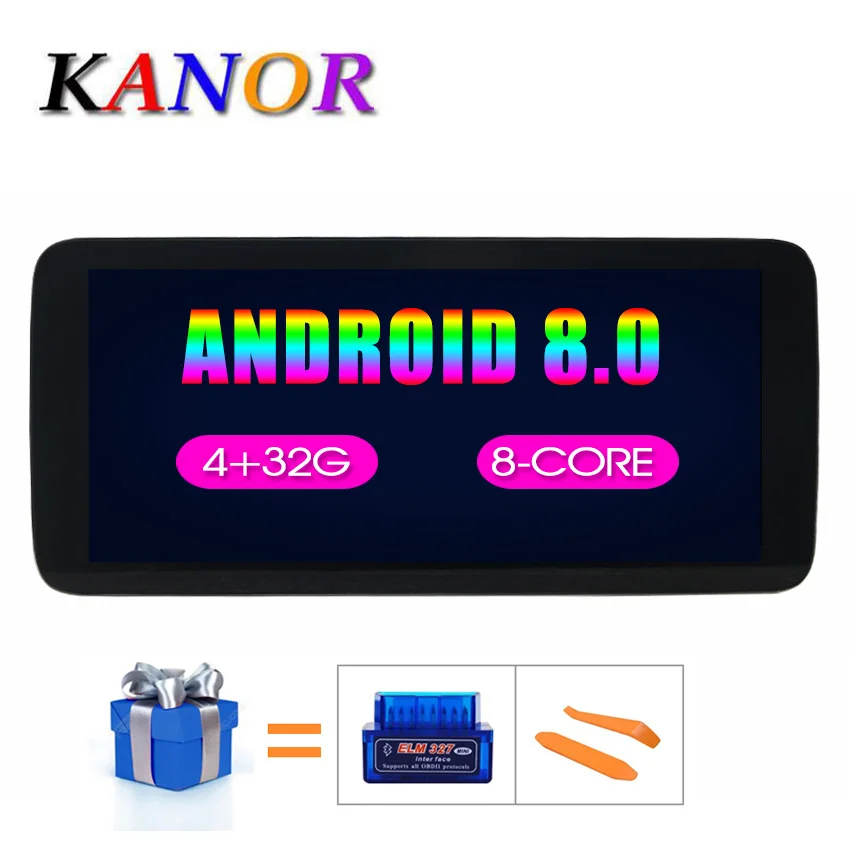KANOR 4G ram 10,2" Android дисплей для Mercede Benz CLA GLA класс W176 2013- gps-навигация, радио, стерео тире мультимедиа