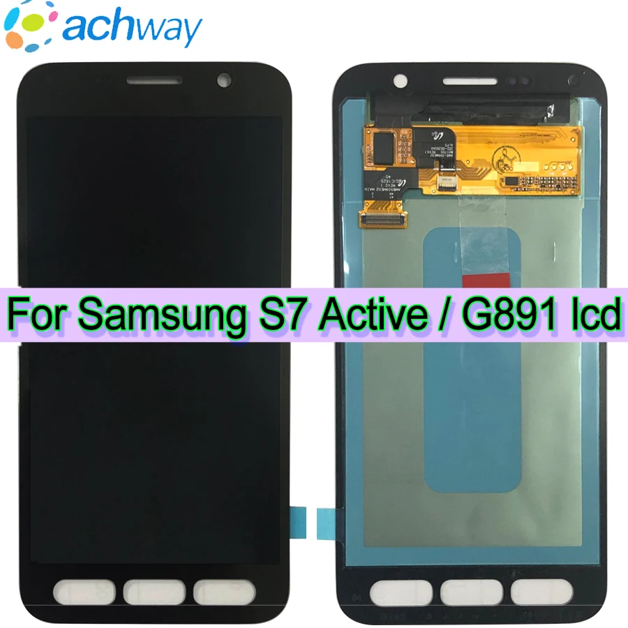 Super AMOLED для Samsung Galaxy s7 Active ЖК-дисплей сенсорный экран дигитайзер в сборе Ремонт