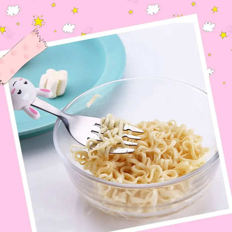 Детские Ложки из нержавеющей стали 304 детская посуда для кормления милый