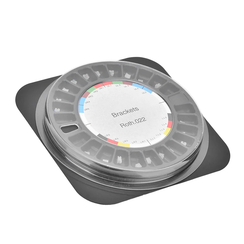 20 шт. Ортодонтические керамические кронштейны для обработки зубов