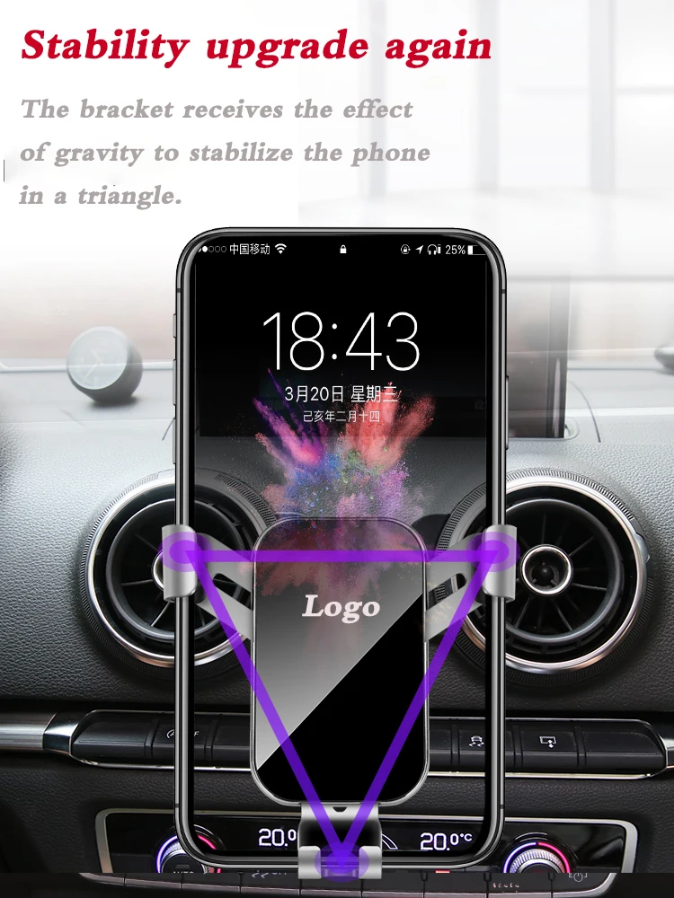 Автомобильный мобильный телефон держатель подставка для крепления GPS кронштейн