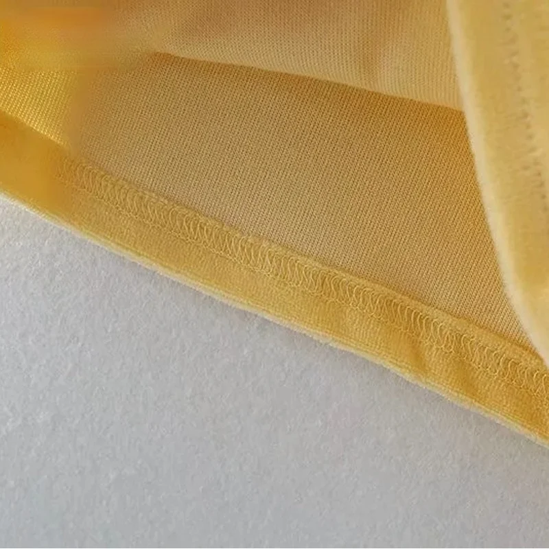 

Yellow Velvet Crop Top and Shorts Women 2 Pieces Set Summer Embroidery Cami Drawstring Shorts Female Loungewear Suit 2021