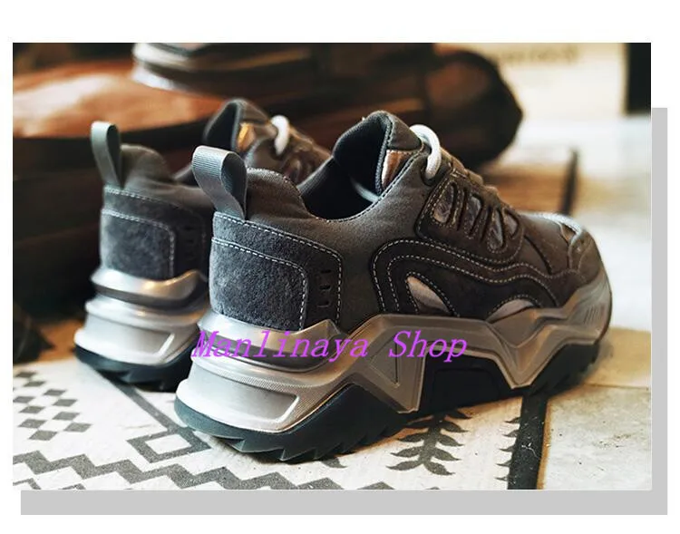 Роскошные дизайнерские женские кроссовки Manlinaya на платформе шикарные из