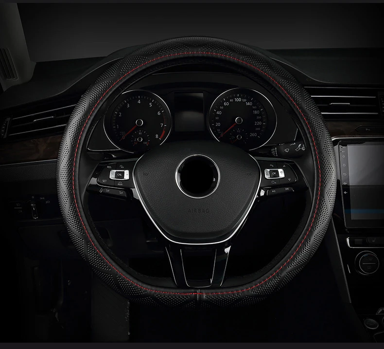 

Suitable for Mercedes-Benz A-Class A160 A180 A190 A200 W168 W169 W176 W177 leather steering wheel cover