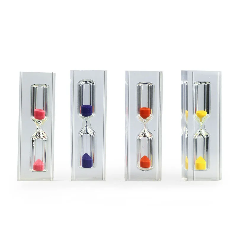 

New Desktop ornament acrylic sand timer clock 5 minutes hourglass creative home decoration gift sand timer clock