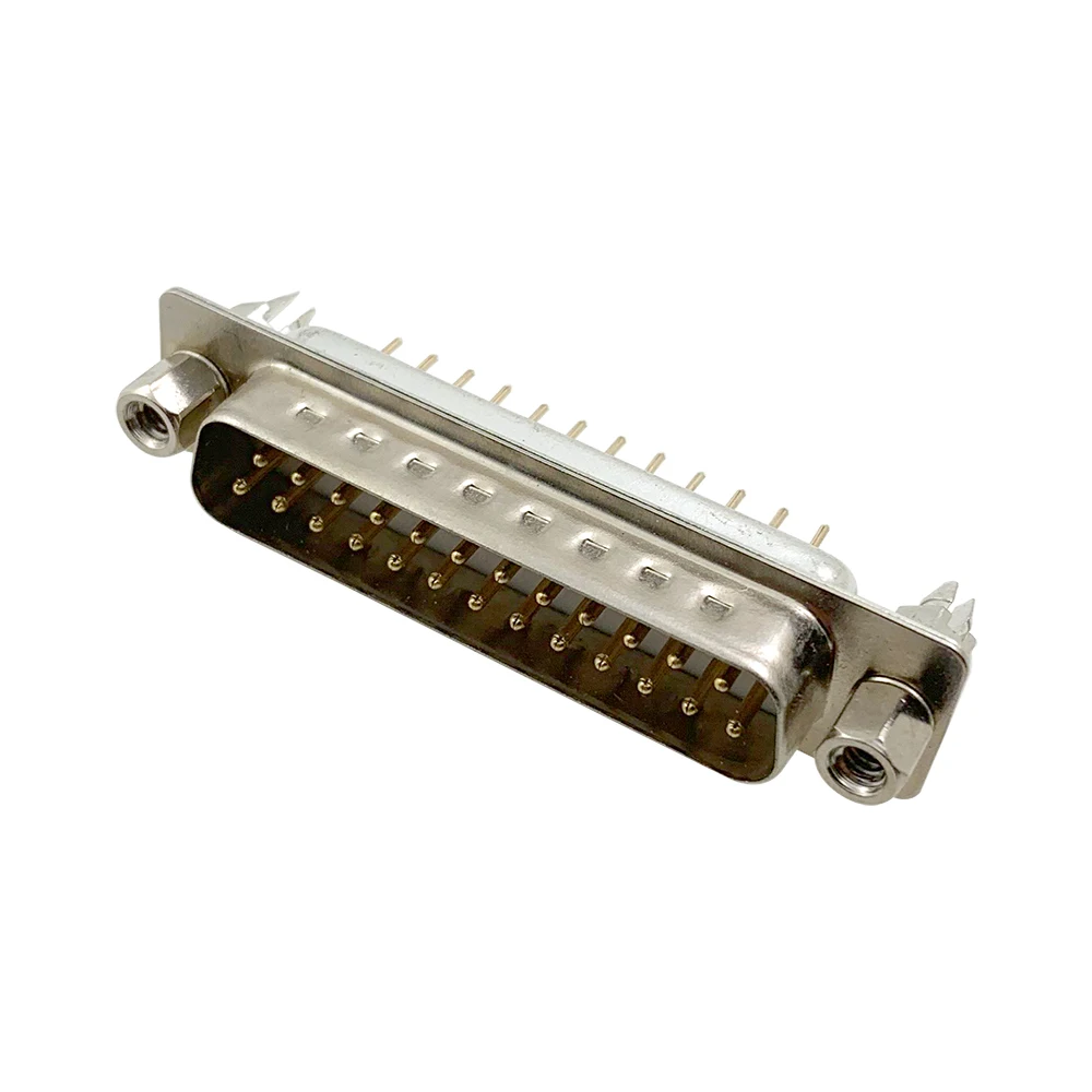 DP 25P с фланцевыми REVETS RS232 разъемом 25PIN разъем печатной платы мужской серии D SUB