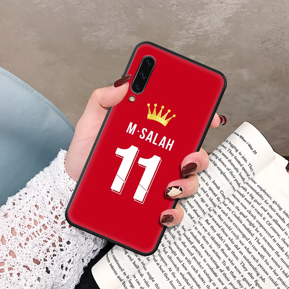 

Mohamed Salah Football Phone Case For Samsung Galaxy A 5 7 8 10 20 20E 21S 30 30S 40 50 51 70 71 black Etui Soft Cover Painting