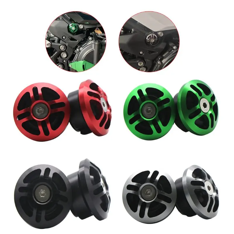 Декоративные заглушки для рамы крышки с отверстиями аксессуары мотоциклов Kawasaki