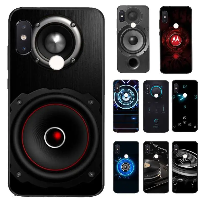 FHNBLJ Dj Колонка музыка ТПУ Черный чехол для телефона Корпус Xiaomi Redmi 5 5Plus 6 6A 4X 7 7A 8 8A 9