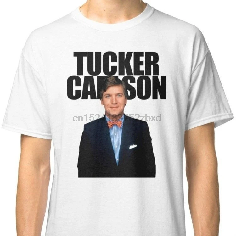 

Tucker Carlson Men'S T-Shirt Short Sleeve Print Cotton Casual Tops
