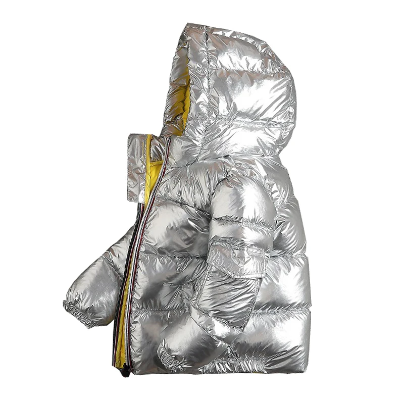 

Куртка детская зимняя с капюшоном, на мальчиков и девочек, из хлопка, водонепроницаемая, LZ461