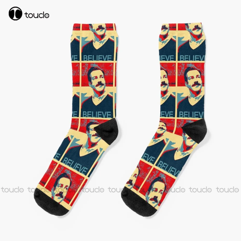 Ted Lasso-Glauben Afc Richmond Team Lasso Socken Spaß Socken, Personalisierte Unisex Erwachsene Teen Jugend Socken Mode Neue geschenk