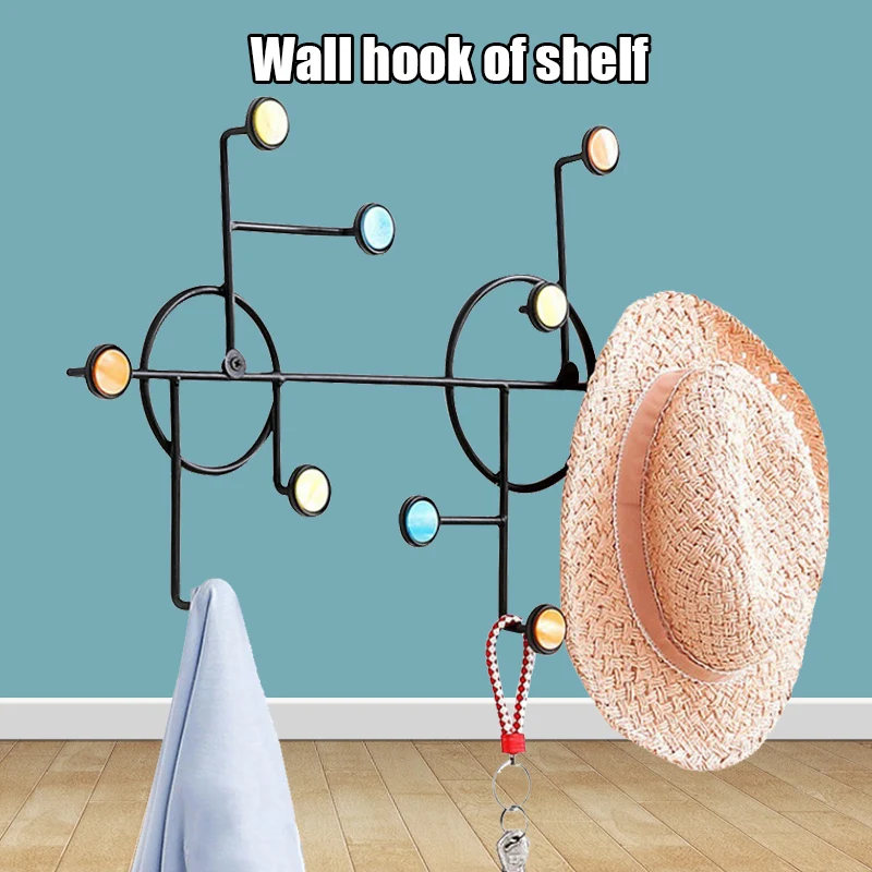 

Железная настенная полка в скандинавском стиле, держатель для хранения, настенный Декор для дома, спальни, гостиной, AUG889