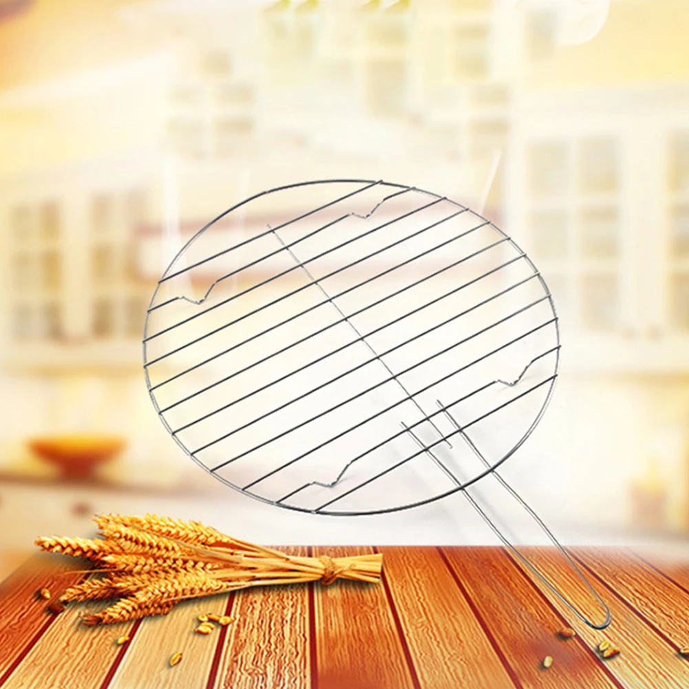 Портативный легко чистить легкий барбекю утолщенной гладкой круглой формы с