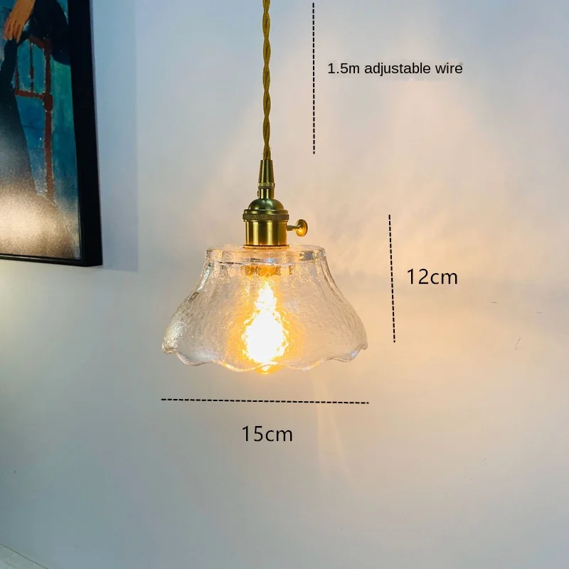 

NORDIC GLASS PENDANT LIGHTS KITCHEN BEDSIDE HANGING LIGHT FIXTURES MODERN JAPANESE LED PENDANT LAMP CORRIDOR RESTAURA