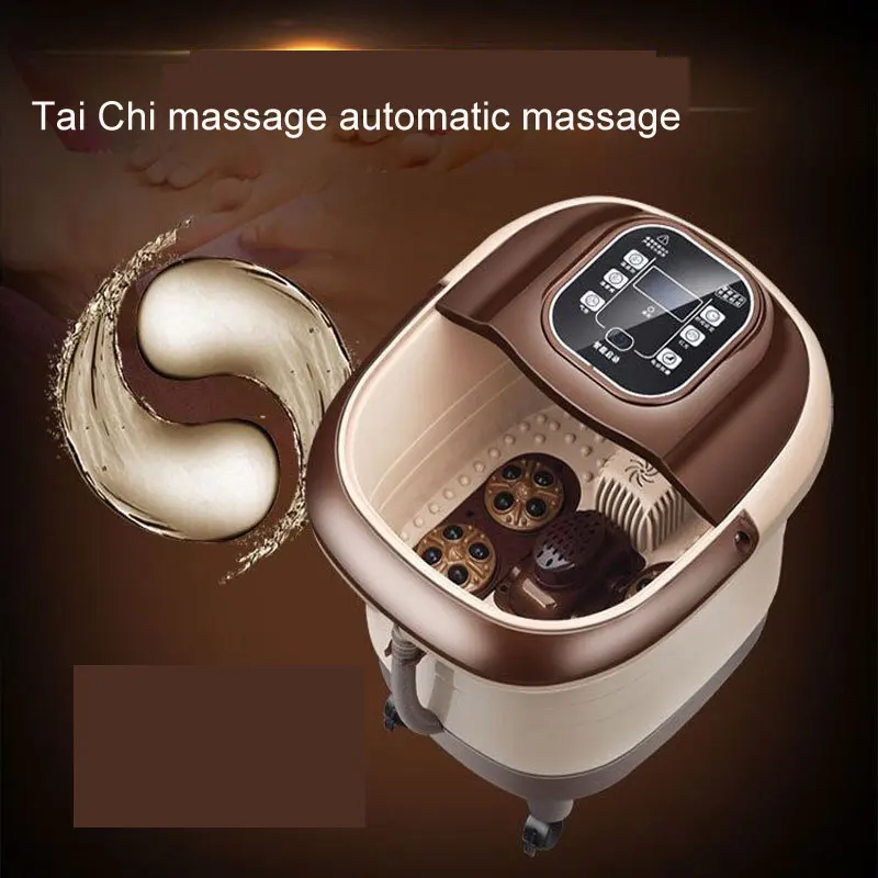 Tai Chi-Style Automatic Massage Foot Bath Footbath Electric Heating Foaming Basin Deep Barrel Washing |