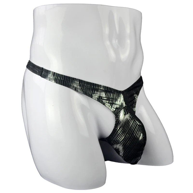 Трусы-стринги мужские с большим мешочком для пениса дышащие низкой посадкой |