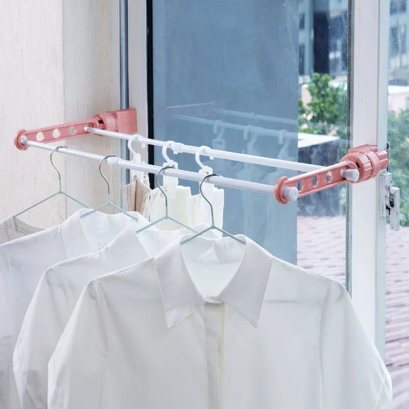 Переносная сушилка для одежды GOALONE дорожная комнатная вешалка с крючками