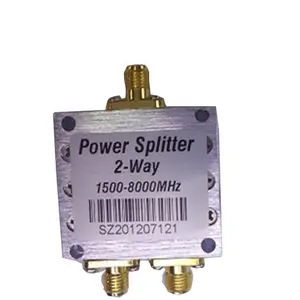 2-Way 1.5Ghz Power Splitter 1500mhz-8000MHz SMA 8Ghz Divider Signal Splitting Device for Telecom Use Radio Frequency Allotter