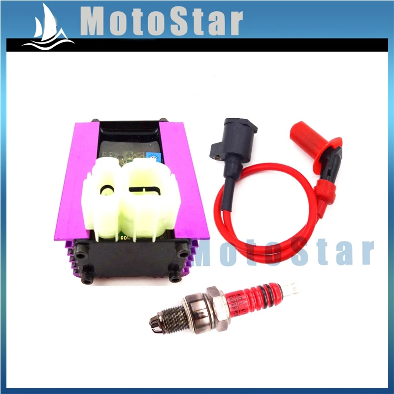 6 контактный гоночный регулятор переменного тока CDI + катушка зажигания 3