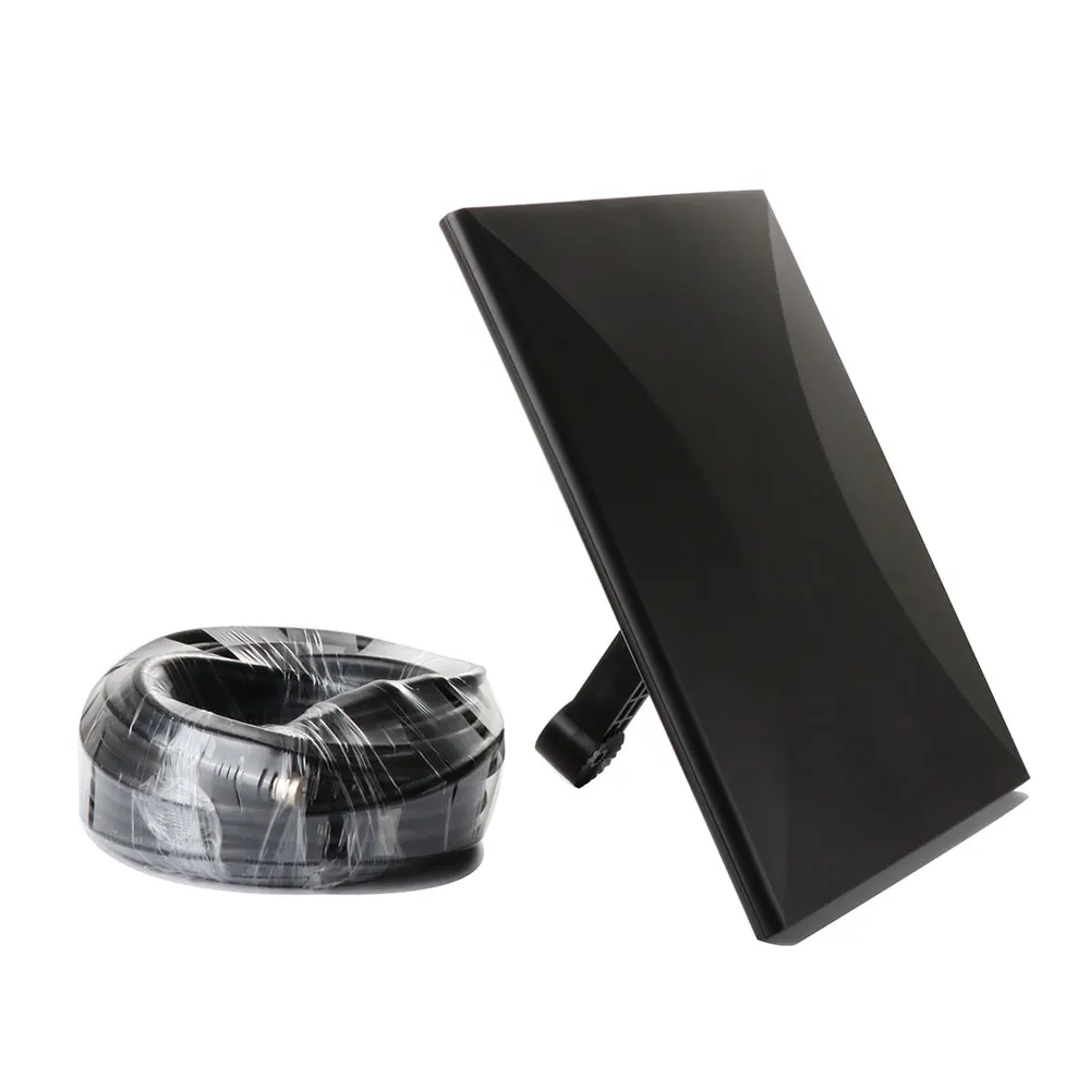 TDT антенна DVB-T2/DVB-T цифровая ТВ антенна наружная HD tv VHF/UHF антенна с усилителем 160 км Диапазон для DVB T2 ТВ тюнер