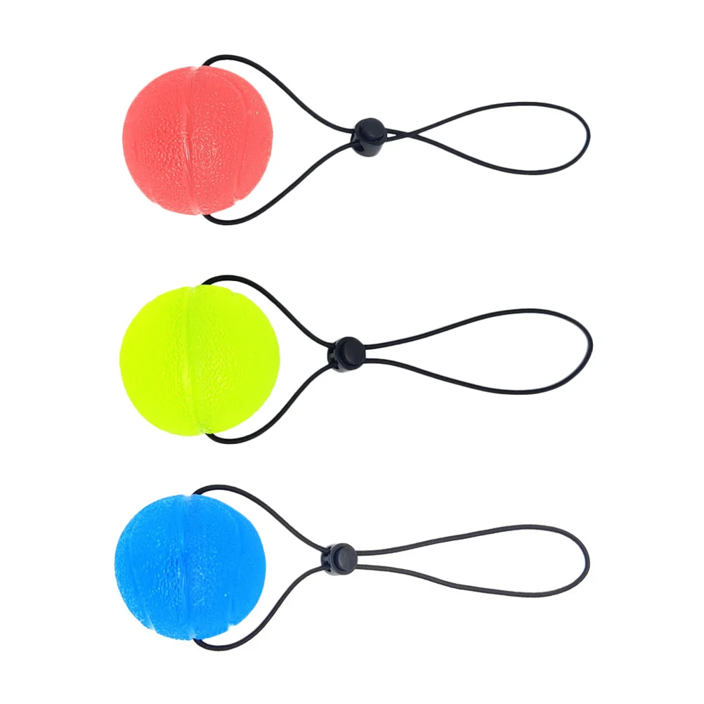 

3pcs Hand Therapy Stress Balls Squeeze Exercise Balls Hand Grip Strength Trainers (Assorted Color)