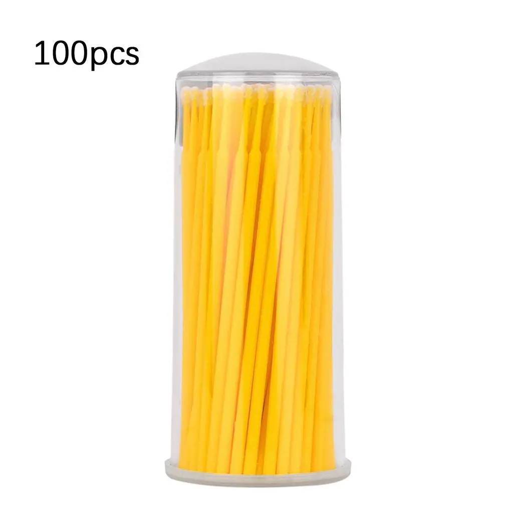 100 шт. бутилированной одноразовые ватным тампоном наращивание ресниц гелевая