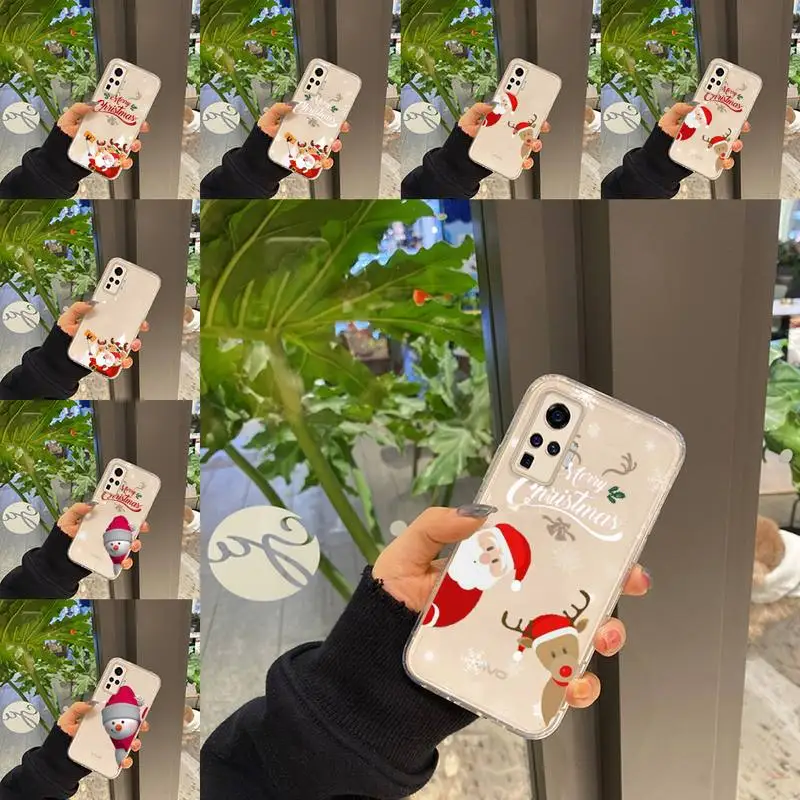 

Santa Claus christmas2 Phone Case Transparent For VIVO Y 97 93 85 81 75 73 71 70 69 67 66 55 53 50 52 51 30 20 S E Mobile bags
