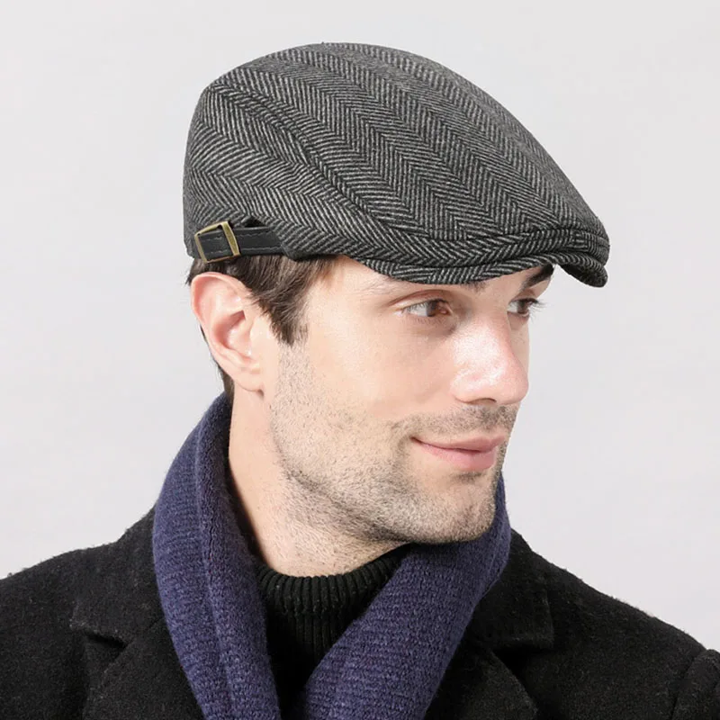 Фирменные качественные шерстяные нейлоновые мужские кепки Fibonacci для газетчика