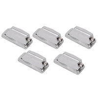 5pcs rectangle metal drum lugs single end drum claw for jazz drum bass drum parts accessories silver