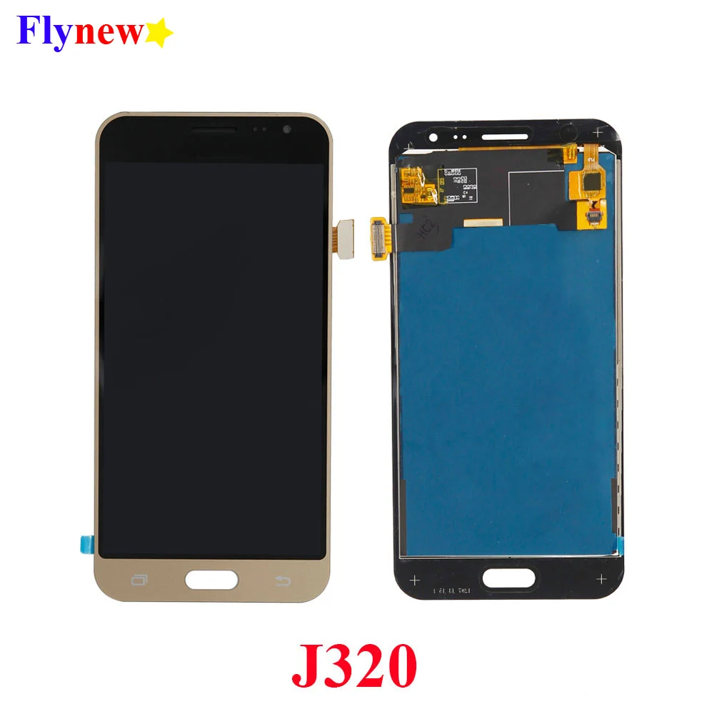 ЖК экран для SAMSUNG GALAXY J3 2016 J320 J320F дисплей с сенсорным экраном и дигитайзером в