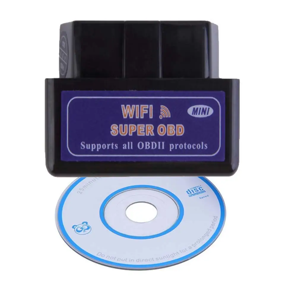 Elm327 Wifi V1.5 Obd2 автомобильный диагностический сканер инструмент ELM 327 Wi Fi адаптер OBD 2