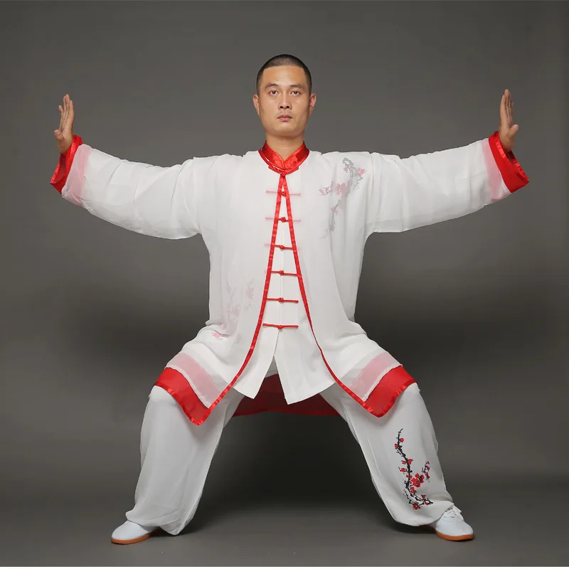 Женская хлопковая рубашка USHINE с вышивкой в китайском стиле для занятий кунг-фу