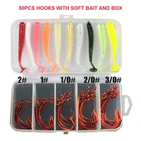 50pcs100pcs hot sale sea hooks offset hook 21102030 carp fishing big hooks tackles barbed hook set fish hook fishhook