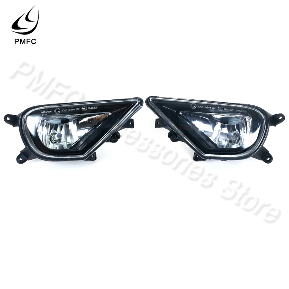 

PMFC Front Bumper Fog Light Lamp With Bulbs For Volkswagen VW Touareg 2016 2017 2018 7P6941699G 7P6941700G 7P6941699G
