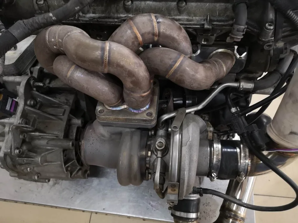 MTP RACING 3mm Thick T4 Twin Turbo Manifold For Mk5 MK6 A3 S3 A5 Q5 A6 TT TTS EA888 EA113 1.8T 2.0TFSI | Автомобили и мотоциклы