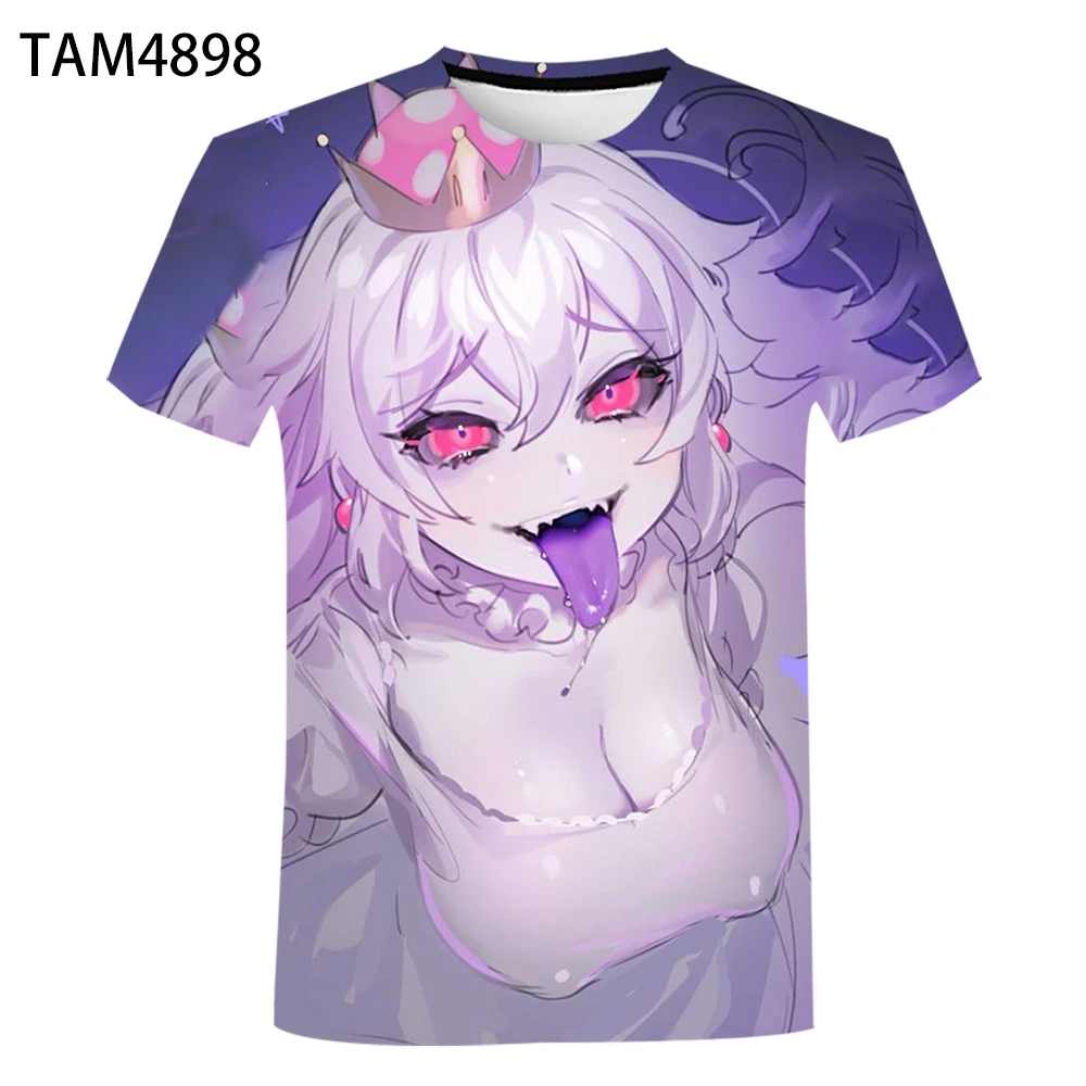 Новинка 2021 модная футболка с 3D принтом для мальчиков и девочек Nintendo game летняя