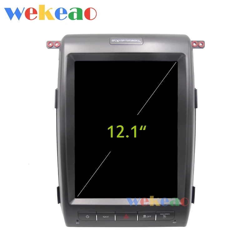 Wekeao вертикальный экран Tesla Style 12 1 "1 Din Android 9 0 автомобильный Dvd мультимедийный
