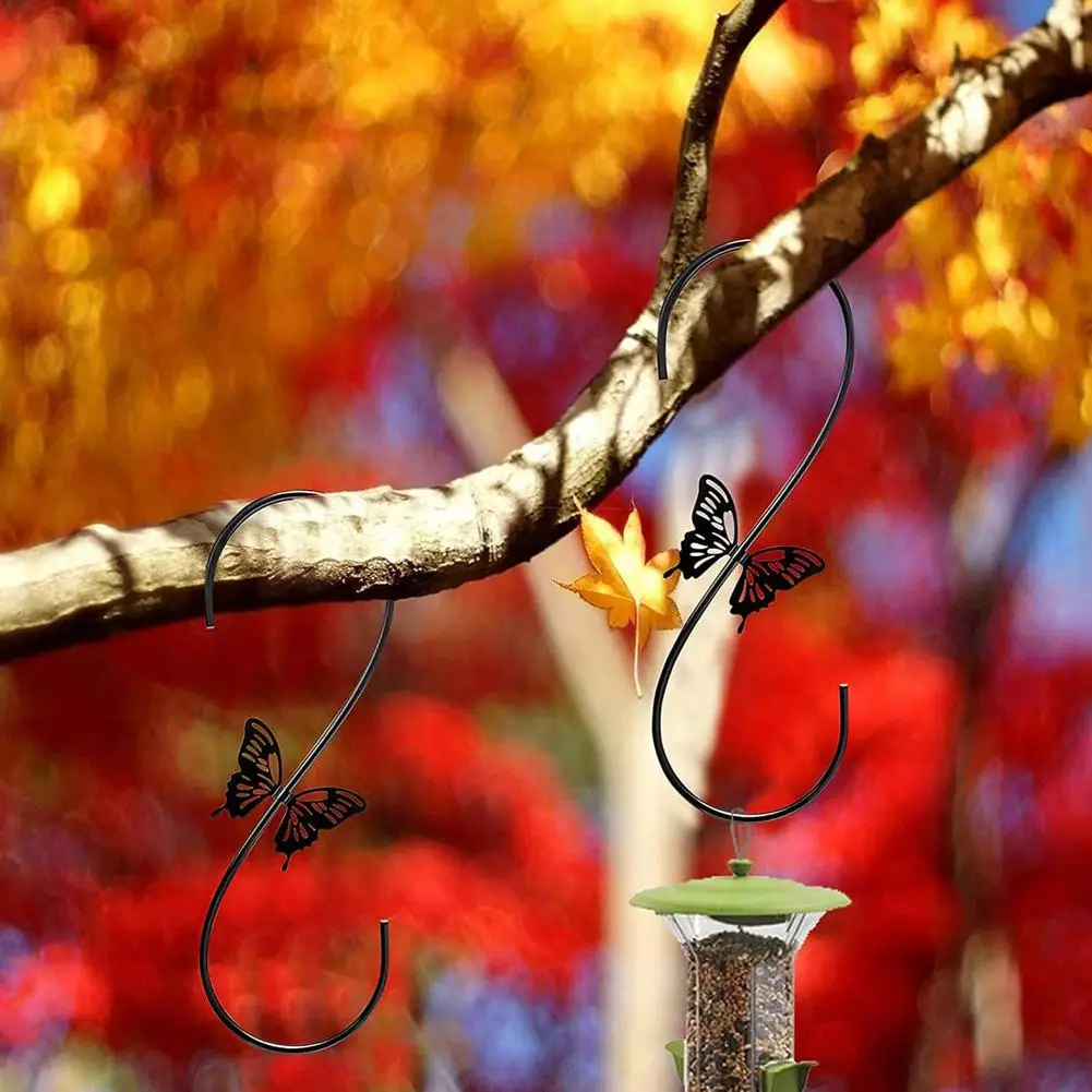 

Tree Branch S Hooks Garden Butterfly Bird Feeder Hanger Hook