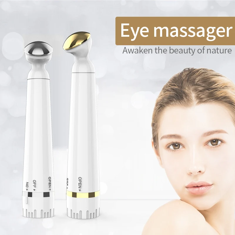 Массажер для глаз Мини электрическая вибрация портативная ручка темного круга