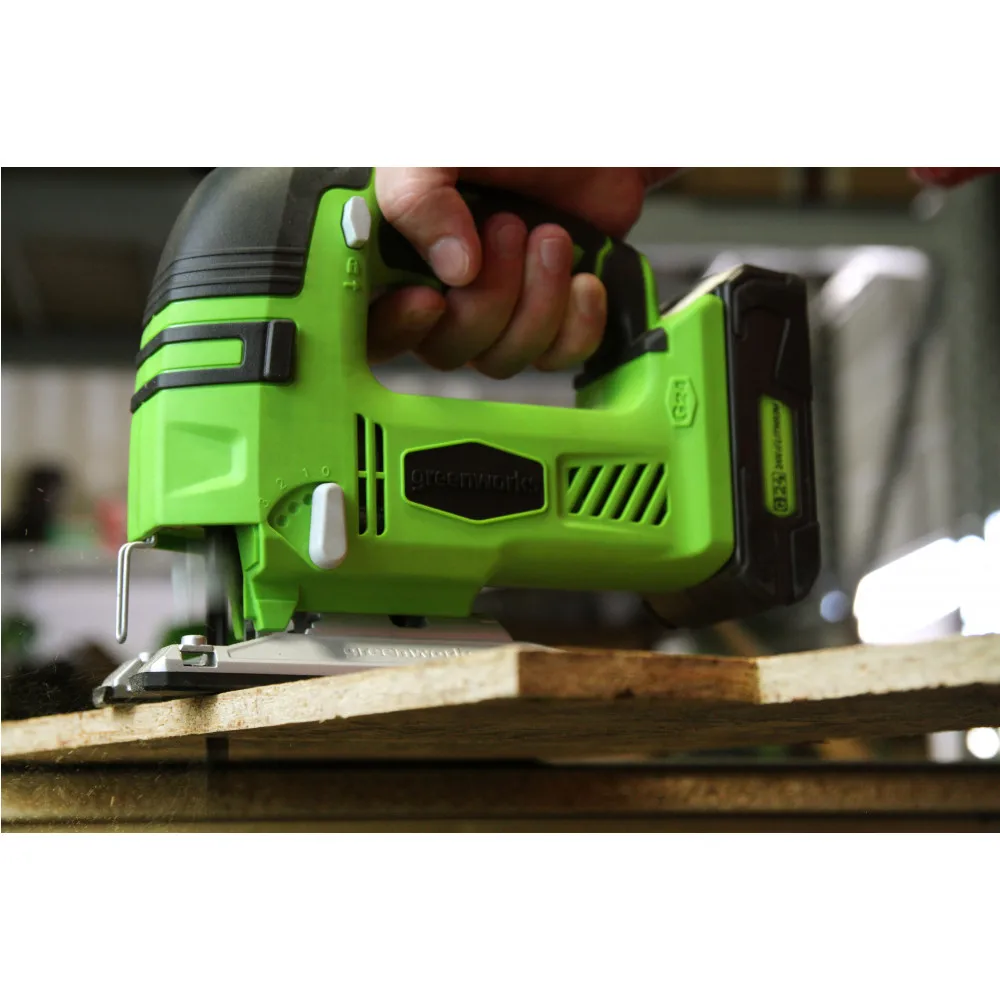 Лобзик аккумуляторный GreenWorks G24JS 24V без АКБ и ЗУ|Электрические пилы| |