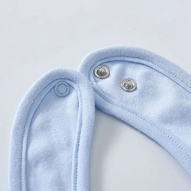 

3 Pcs Newborn Baby Toddler Bibs Solid Color Saliva Towel Feeding Burp Cloth Infant Scarf Bandana