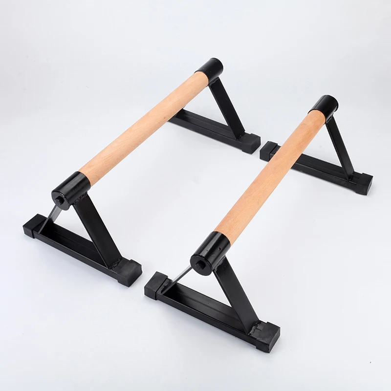 Portable Fitness Push Up Stand H-shaped Wooden Chest Push-ups Board Equipment Home Bodybuilding Exercise Handstand Parallel Bars