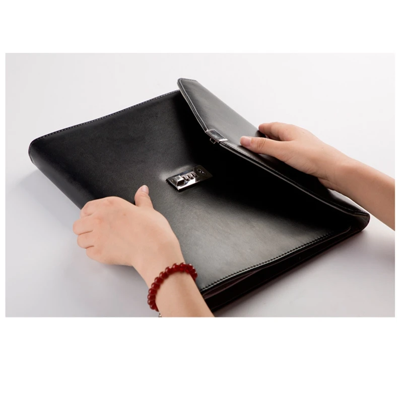 Binder A4 папка с замком бизнес менеджер Пароль Портфель файл шкаф держатель