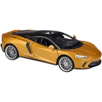 welly diecast 124 mclaren gt sports car classic high simulator metal alloy toy car model for kids gift collection free shipping