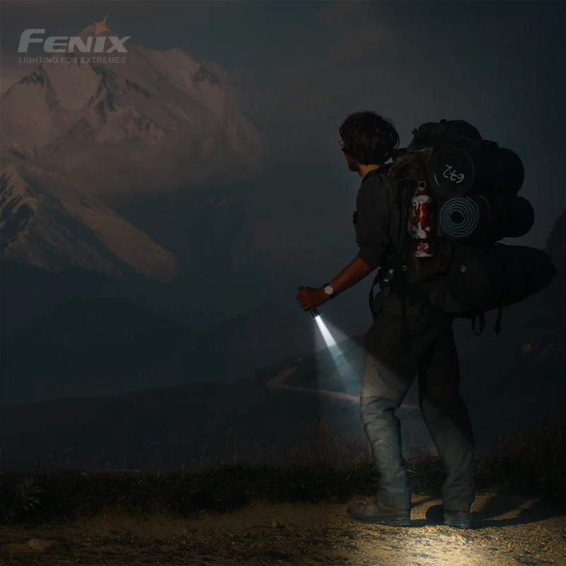 Новый тактический фонарик Fenix PD36R 1600 люмен ультракомпактный поисковый с