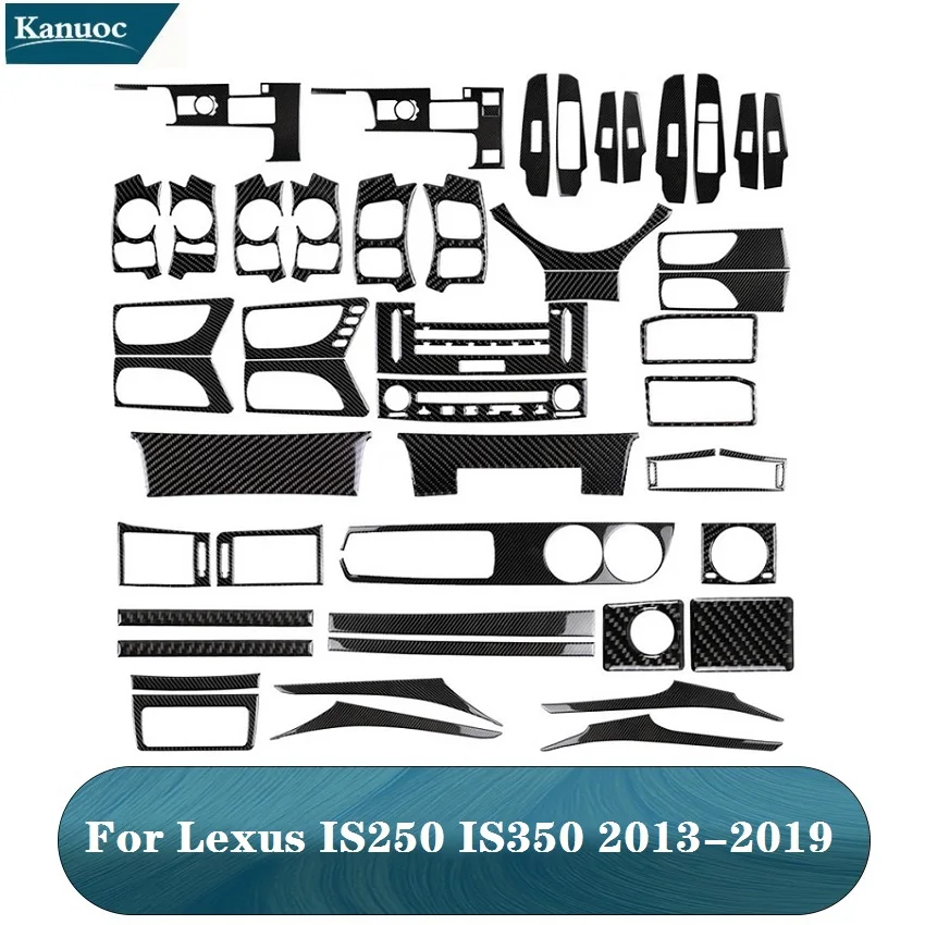 Карбоновые внутренние молдинги для LEXUS IS250 300 350 200T 2013-2019 автомобильные аксессуары