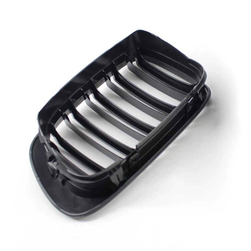 Пара глянцевая черная двойная оправа решетка M Стиль модифицированный лак для