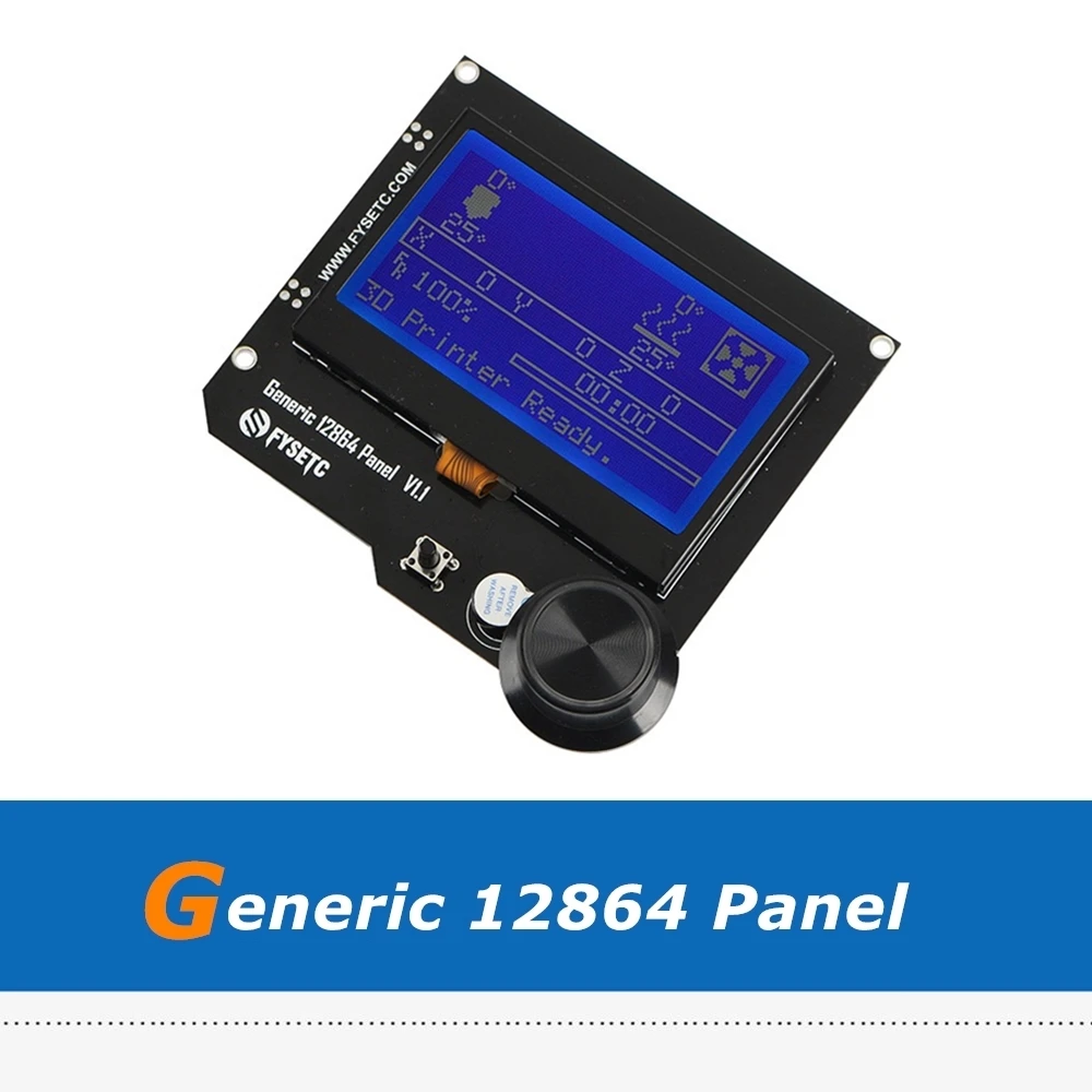 1 шт. Универсальная панель 12864 V1.1 Smart 12864LCD Модуль дисплей синий экран Поддержка